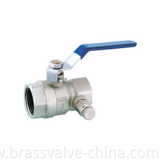 Brass Ball Valve With Drain Jpg